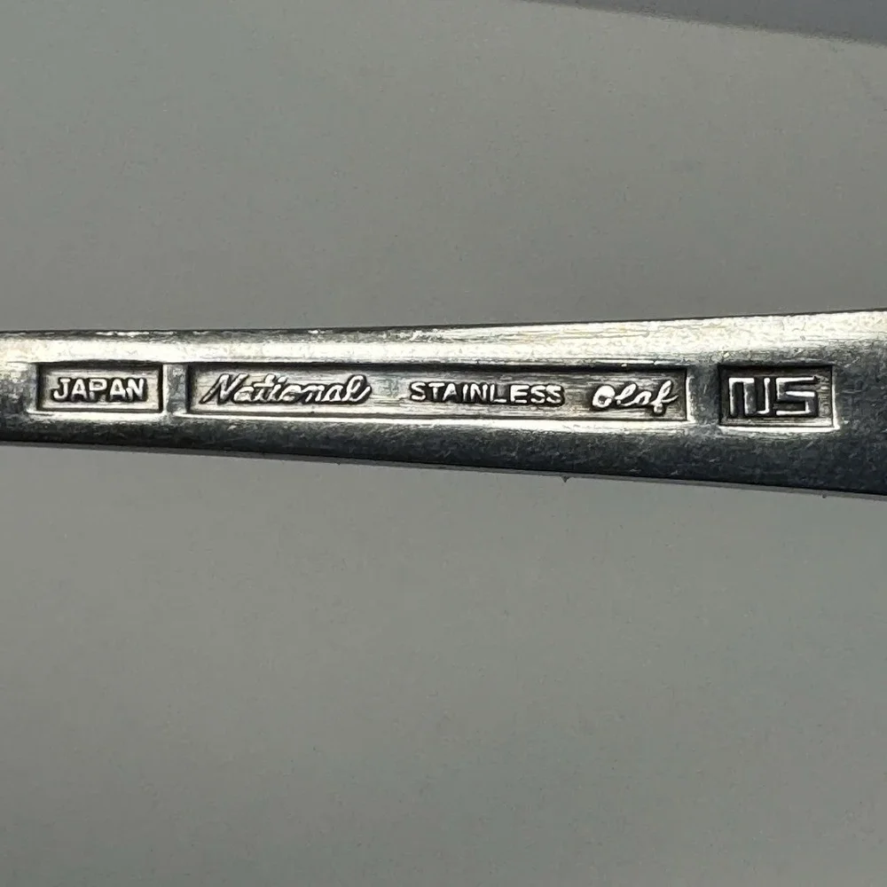 National Stainless Olaf Pierced Serving Spoon Slotted‎ Flatware Replacement